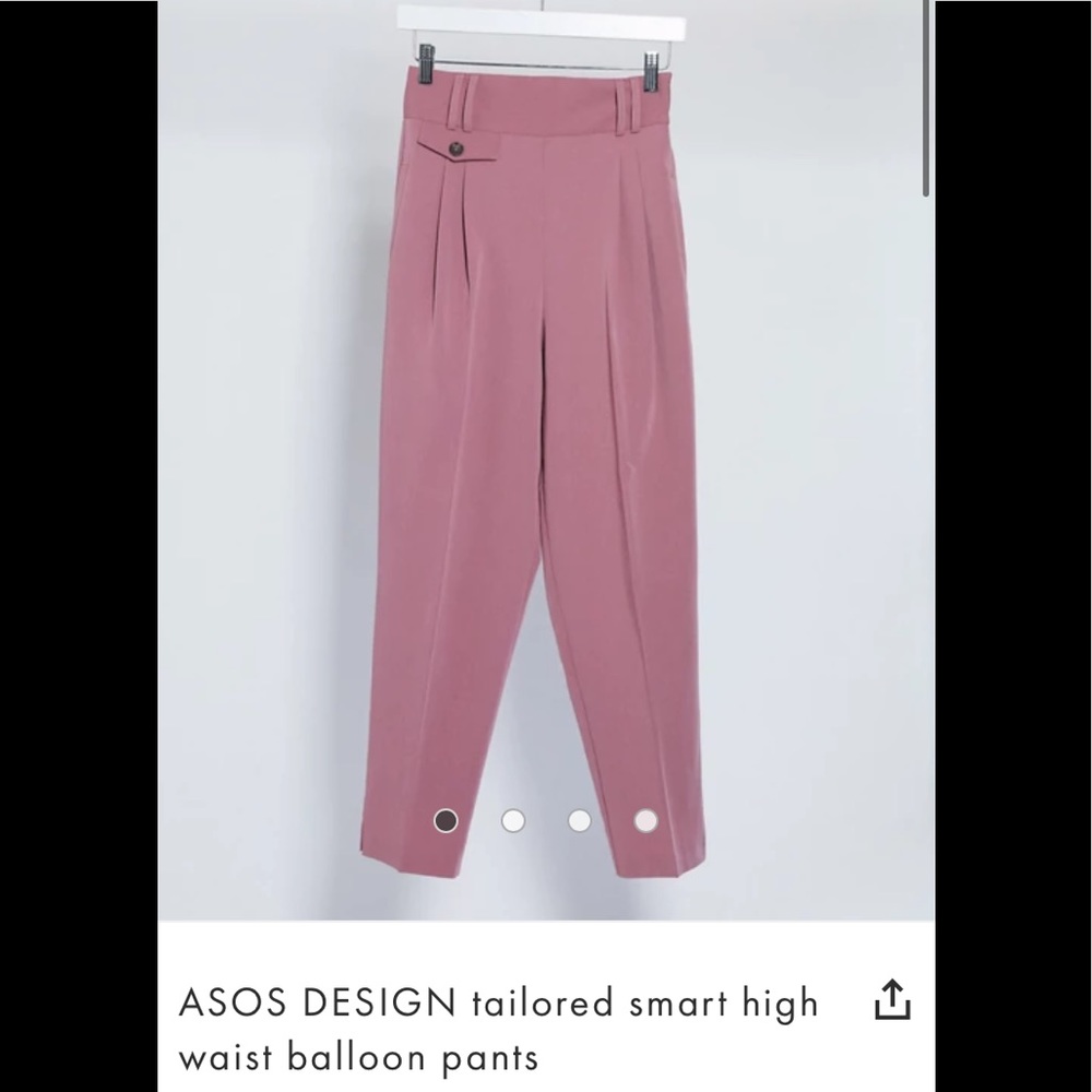 Asos Balloon High waisted Pants